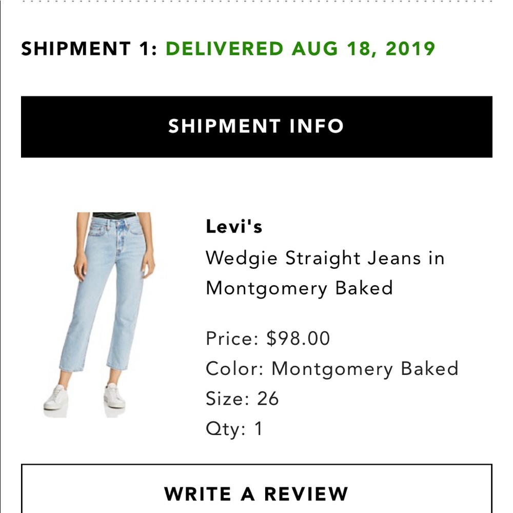 Levi’s Wedgie Jeans size 26